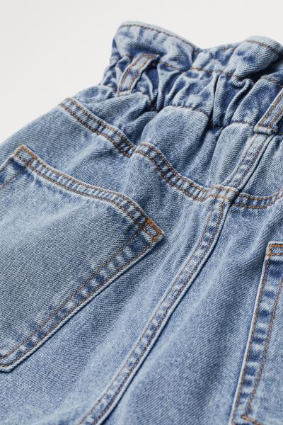 Denim Paper-bag Shorts | H&M (US)