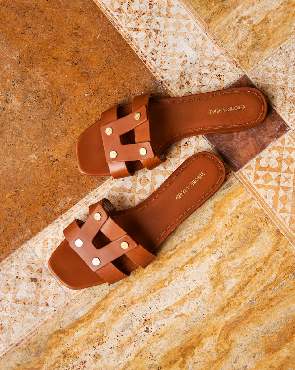 Via Slide Sandal | Veronica Beard