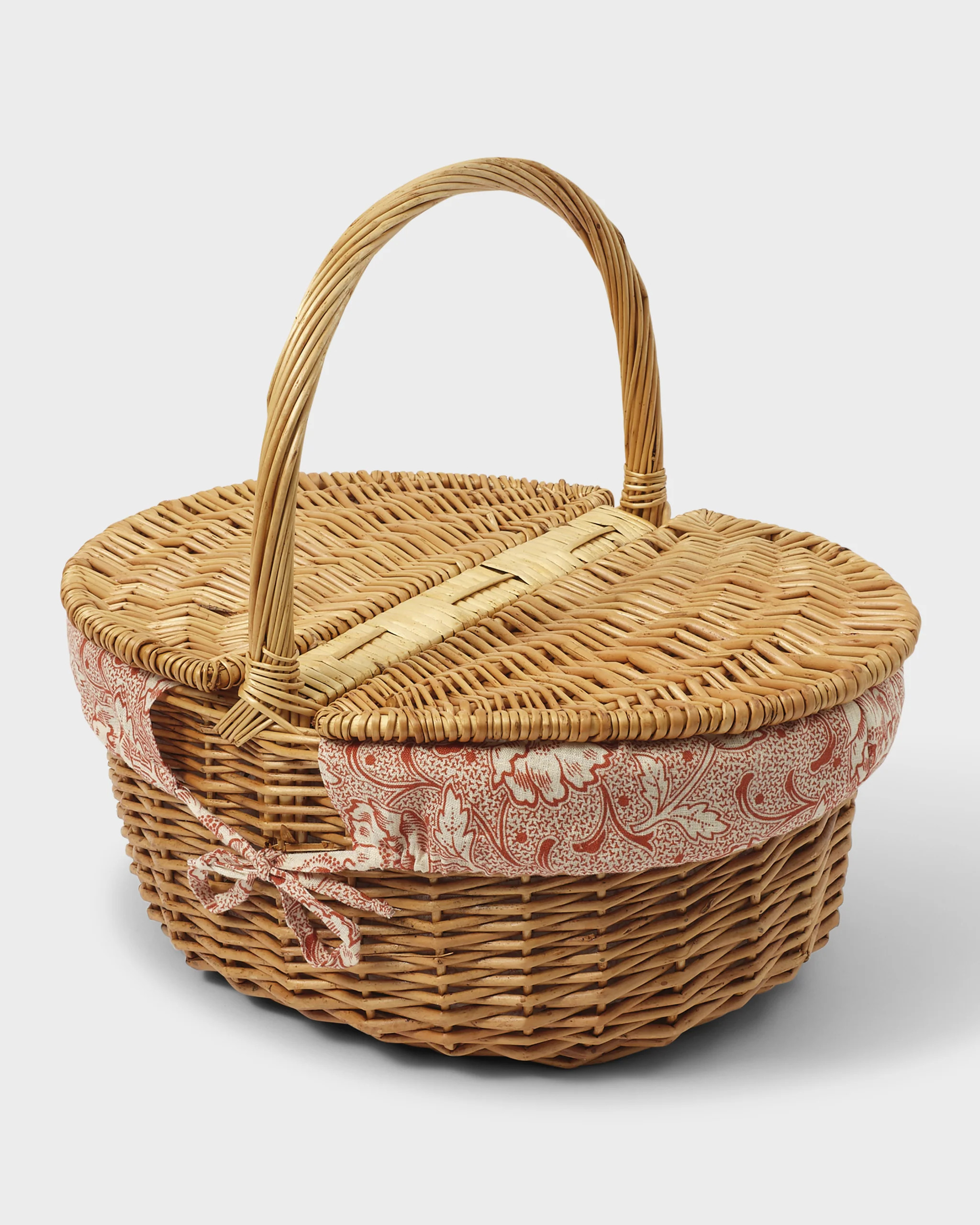 Wicker Picnic Basket Toscana Red | Cabana Magazine
