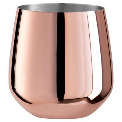OGGI 17oz Wine Glass Copper - Set of 2 | Target