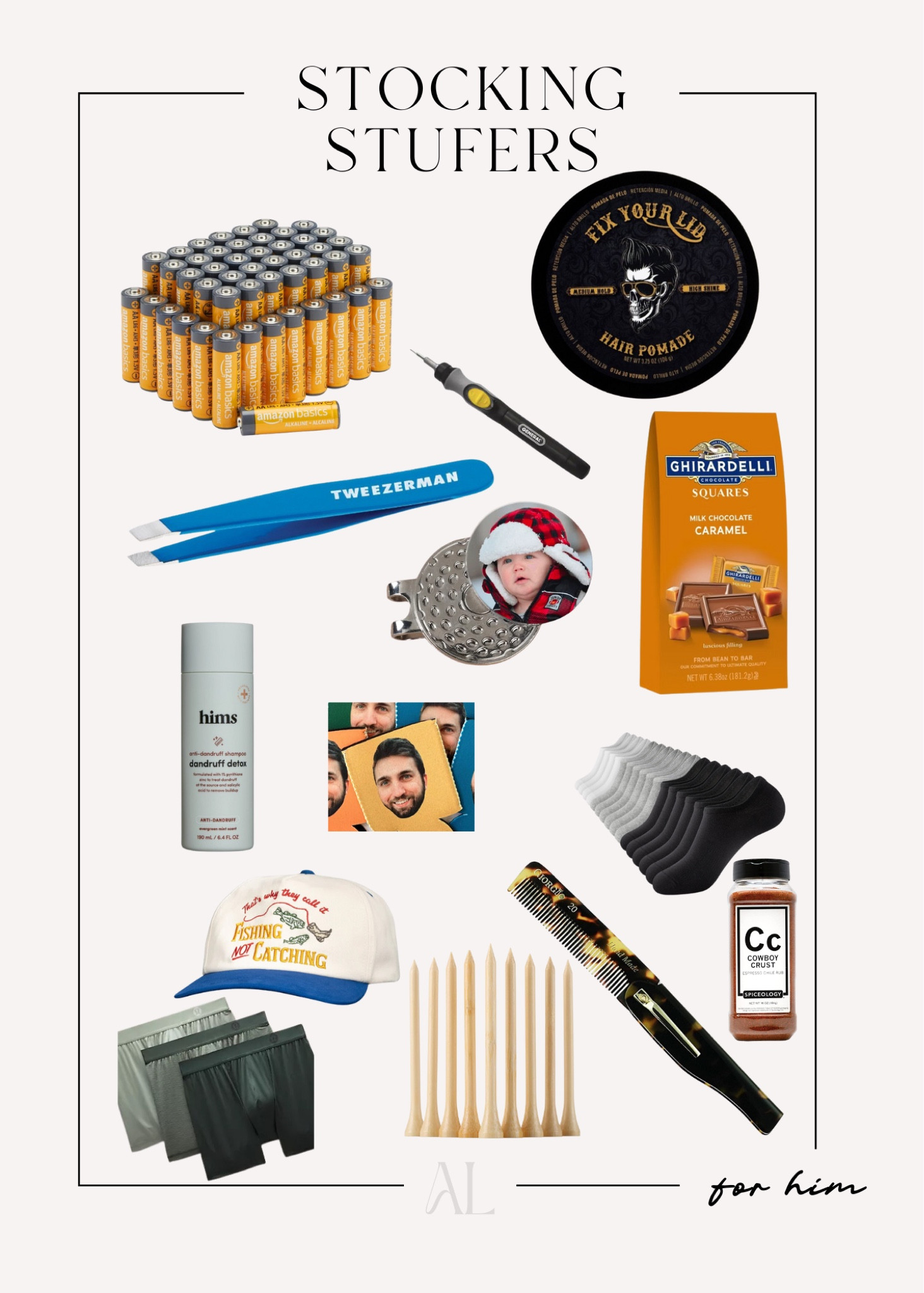 Stocking Stuffed Ideas for HIM ! Stocking stuffers for the man in your life! 



#LTKGiftGuide #LTKHoliday #LTKFindsUnder50