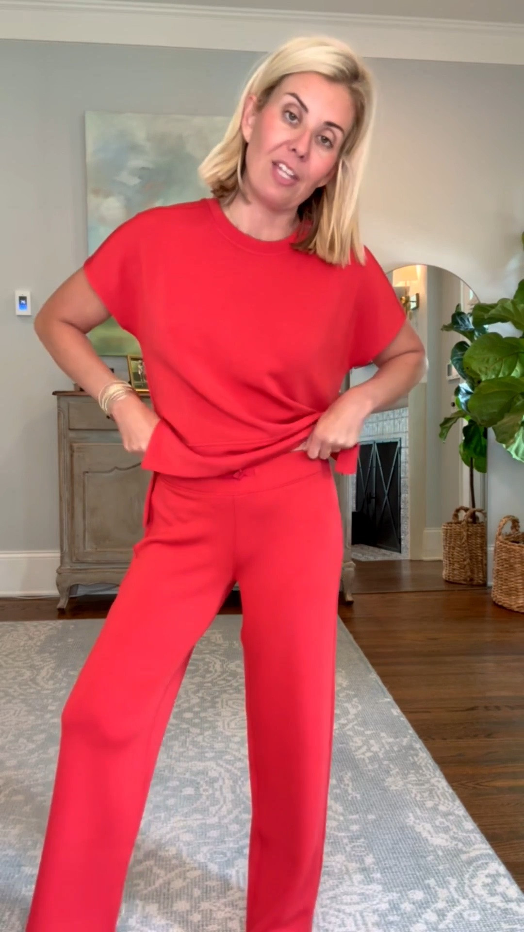 This new Lip Stain shade from Spanx is such a YES!! This is a newer style pant for me and I love them! I’m in XS top and small petite pants. 

#LTKdayinmylife #LTKootd #LTKmomlife