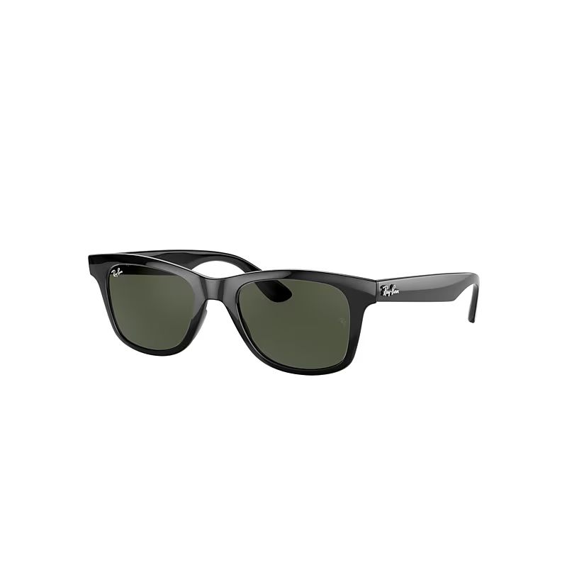 Ray-Ban Rb4640 Sunglasses Shiny Black Frame Green Lenses 50-20 | Ray-Ban (US)