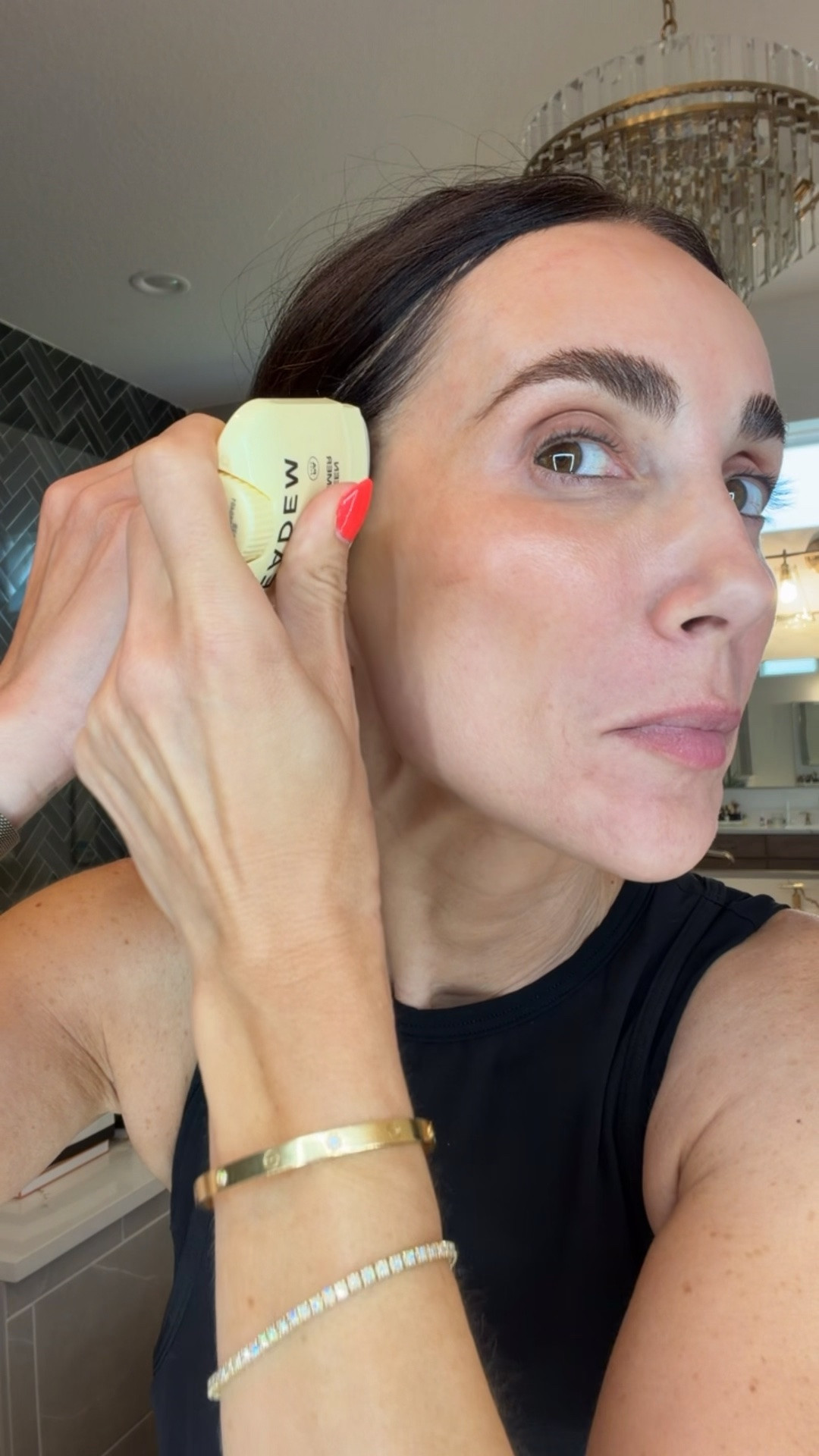 Sunscreen, you can use to reapply over your makeup. But also before makeup and works as a blurring primer. ￼

#LTKgrwm #LTKBeauty #LTKOver40