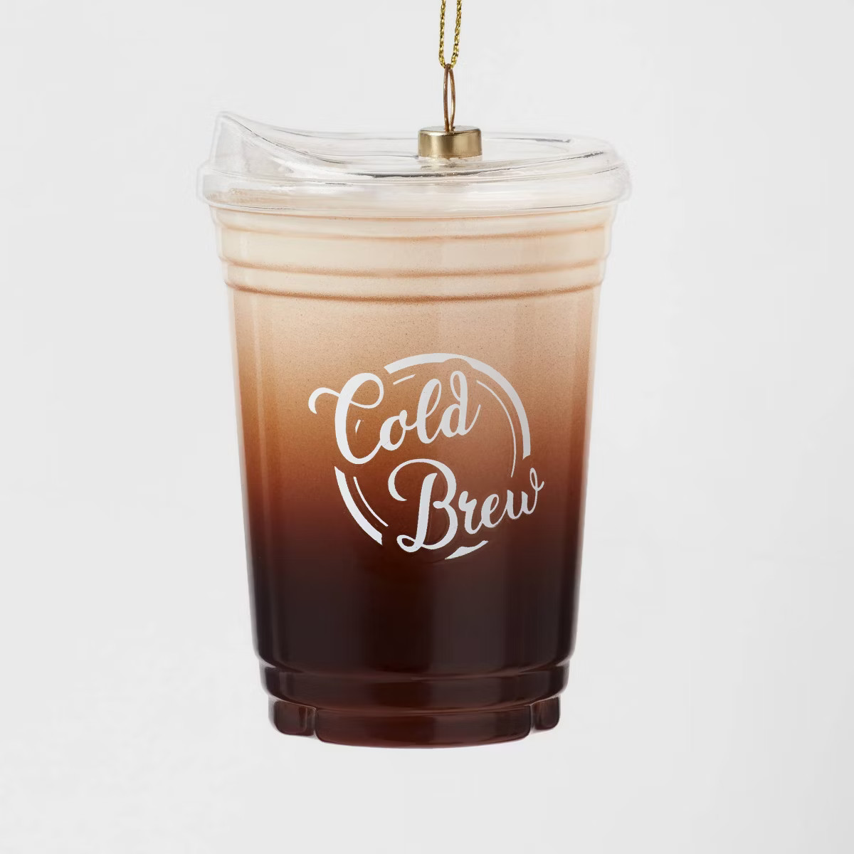 Glass Cold Brew Christmas Tree Ornament Brown - Wondershop™ | Target