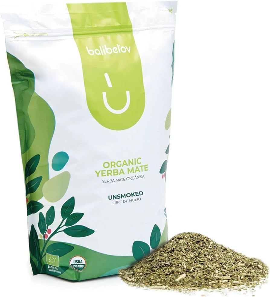 2.2 LB BALIBETOV Organic Yerba Mate Tea - Unsmoked Yerba Mate Pure Loose Leaf Tea - 1 Kg (2.2 LB) | Amazon (US)
