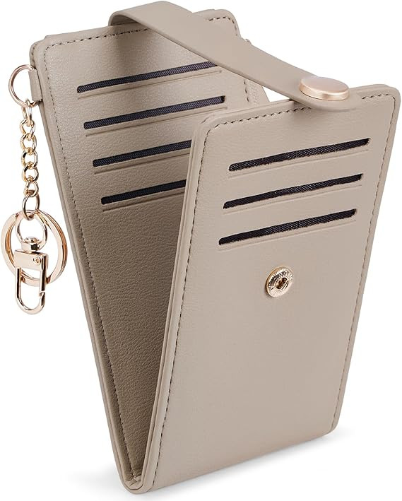 POIUGOYA Slim Wallet for Women,RFID Blocking Bifold Credit Card Holder with Zipper Coin Pocket,ID... | Amazon (US)