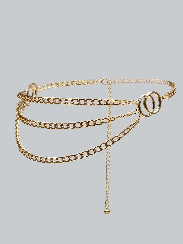 Metallic Waist Chain Belt | SHEIN