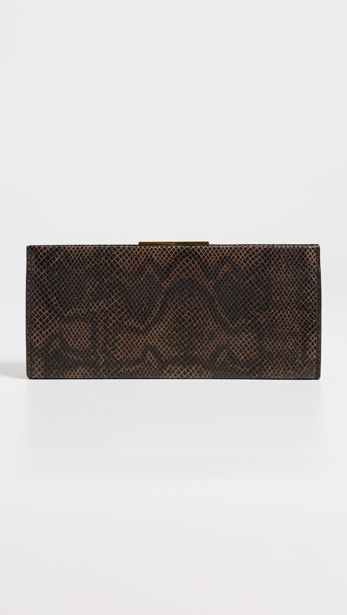 Anjelica Clutch - Espresso/Black Snakeskin | Shopbop