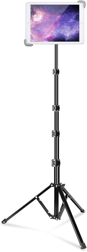 elitehood Ipad Tripod Stand, Height Adjustable iPad Stand Holder & iPad Floor Stand with 360° Rotati | Amazon (US)