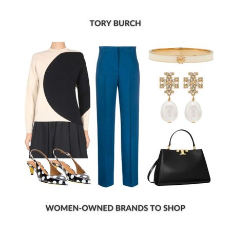 This old school look is perfect for the office! I paired the ivory and black sweater with the tailored trousers in a fun pop of color for the spring. I accessorized with a gold and ivory branded bracelet and pearl drop earrings. Slip on the black and white polka dot leather sling back heels and grab the black satchel bag to complete the look. 


#LTKSeasonal #LTKstyletip #LTKSpringSale