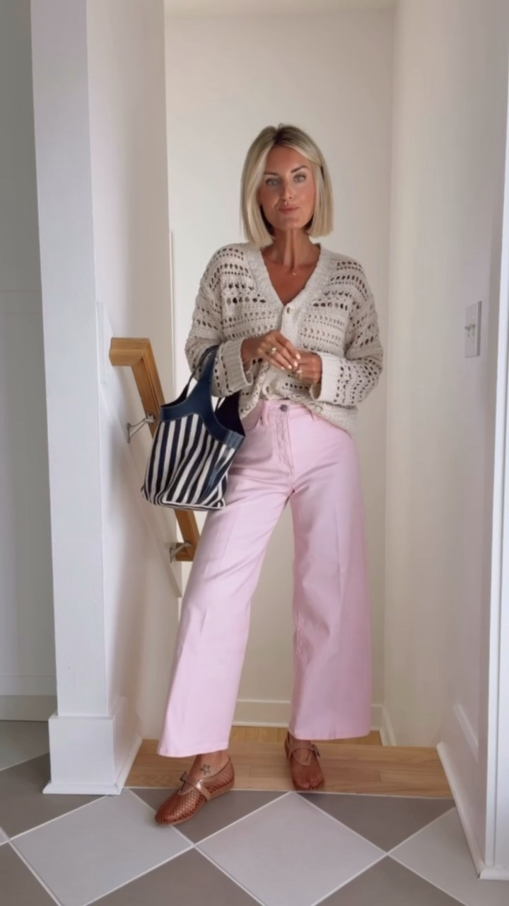 Adding a fun color denim is a great way to elevate a neutral cardigan! Wearing S/2.

Loverly Grey, Target find, Target fashion, Walmart find, Walmart fashion, neutral cardigan, pink denim, pink jeans

#LTKootd #LTKSeasonal