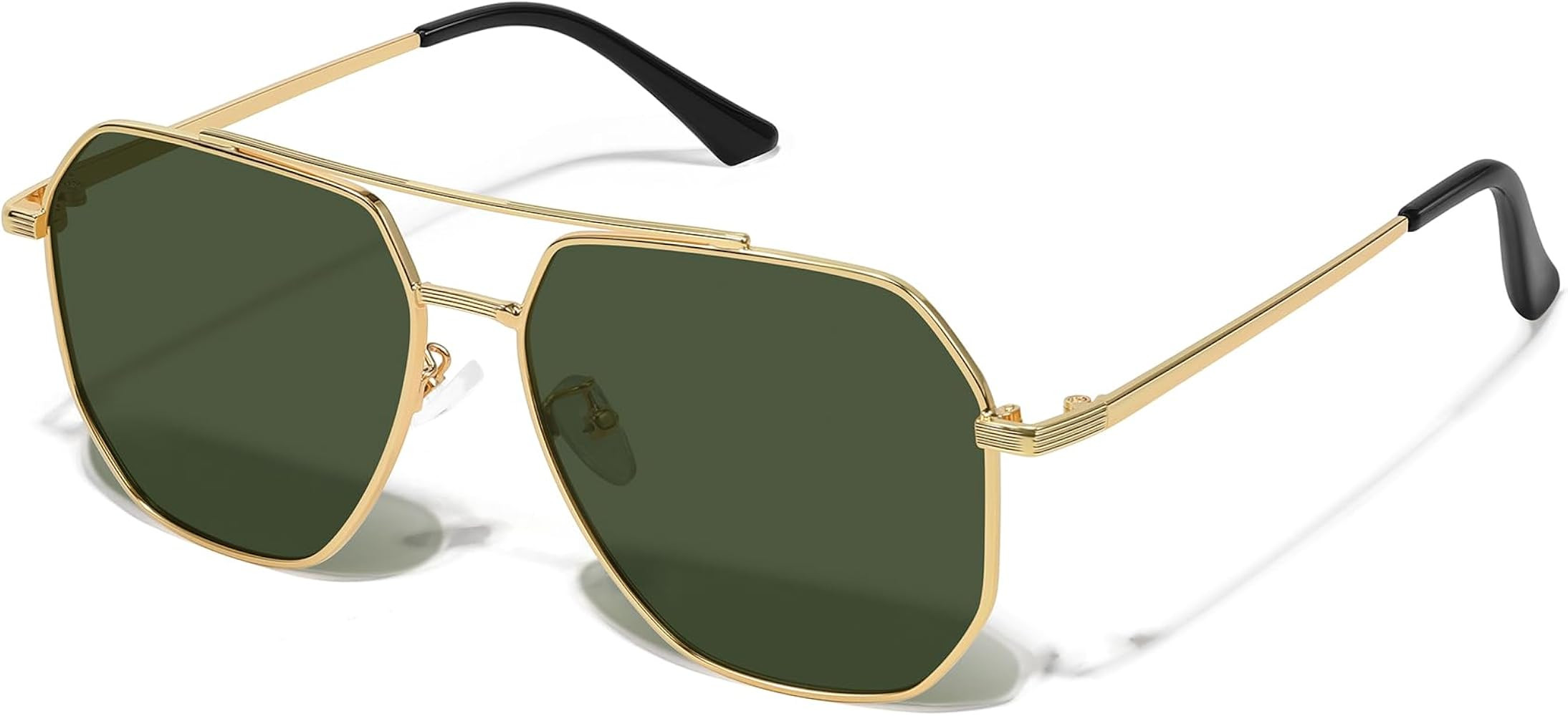 MEETSUN Retro Oversized Aviator Sunglasses for Women Men Polarized Large Vintage Classic Square M... | Amazon (US)