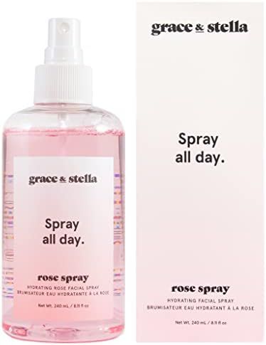 Amazon.com: Rose Water Facial Spray (240ml) - Vegan - Rose Water Spray for Face - Rose Spray Faci... | Amazon (US)