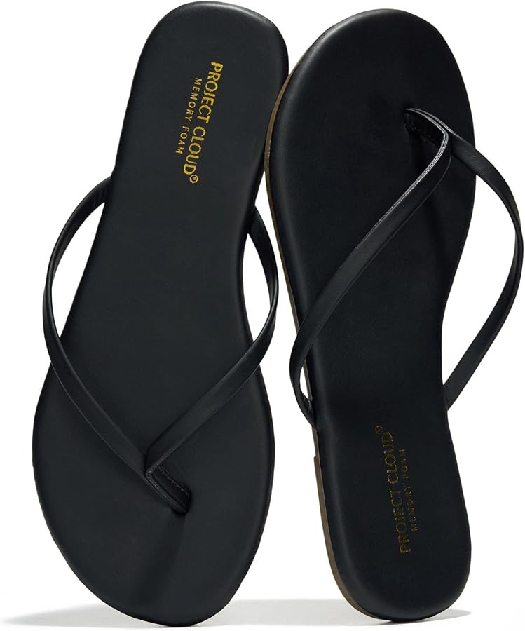 Project Cloud Flip Flops for Women Footwear- Lightweight and Memory Foam Insole Sandals for Women... | Amazon (US)