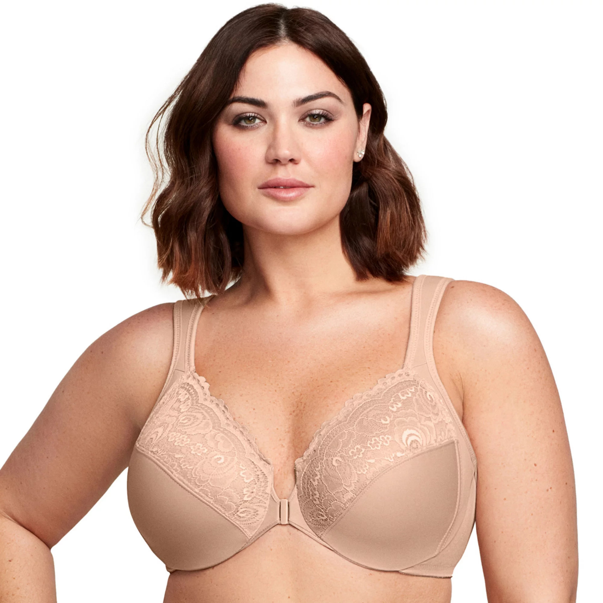 Plus Size Glamorise Full-Figure Wonderwire Front Close Bra 1245 | Kohl's