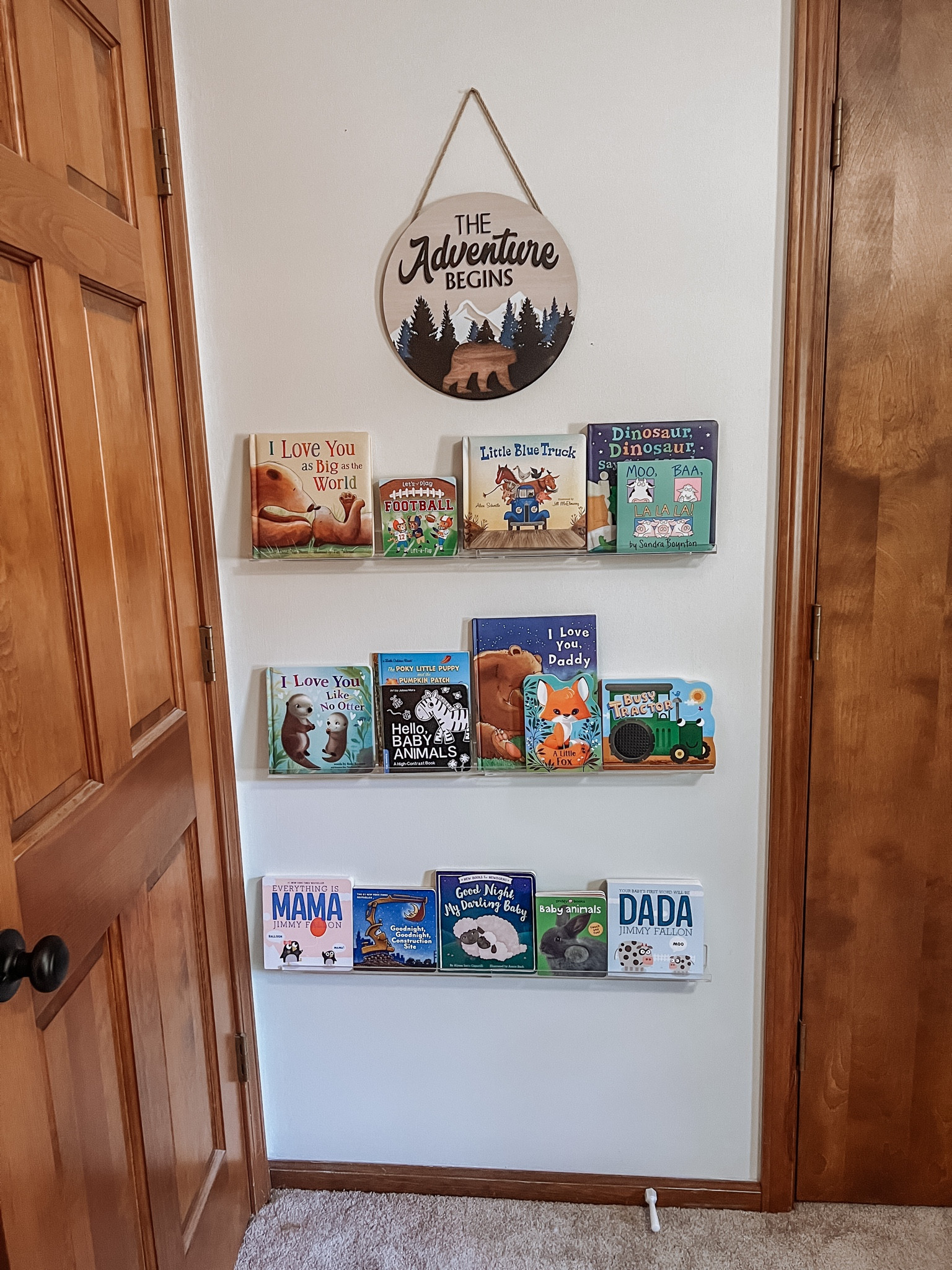 Beau’s nursery!! Sharing some photos and links to items in Beau’s woodland themed nursery  👶🏻

P.S. I used two packs of the acrylic shelves to make this bookshelf wall

#LTKbump #LTKbaby #LTKhome