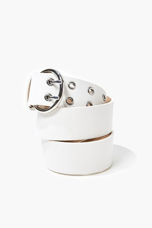 Faux Leather Grommet Hip Belt | Forever 21 (US)