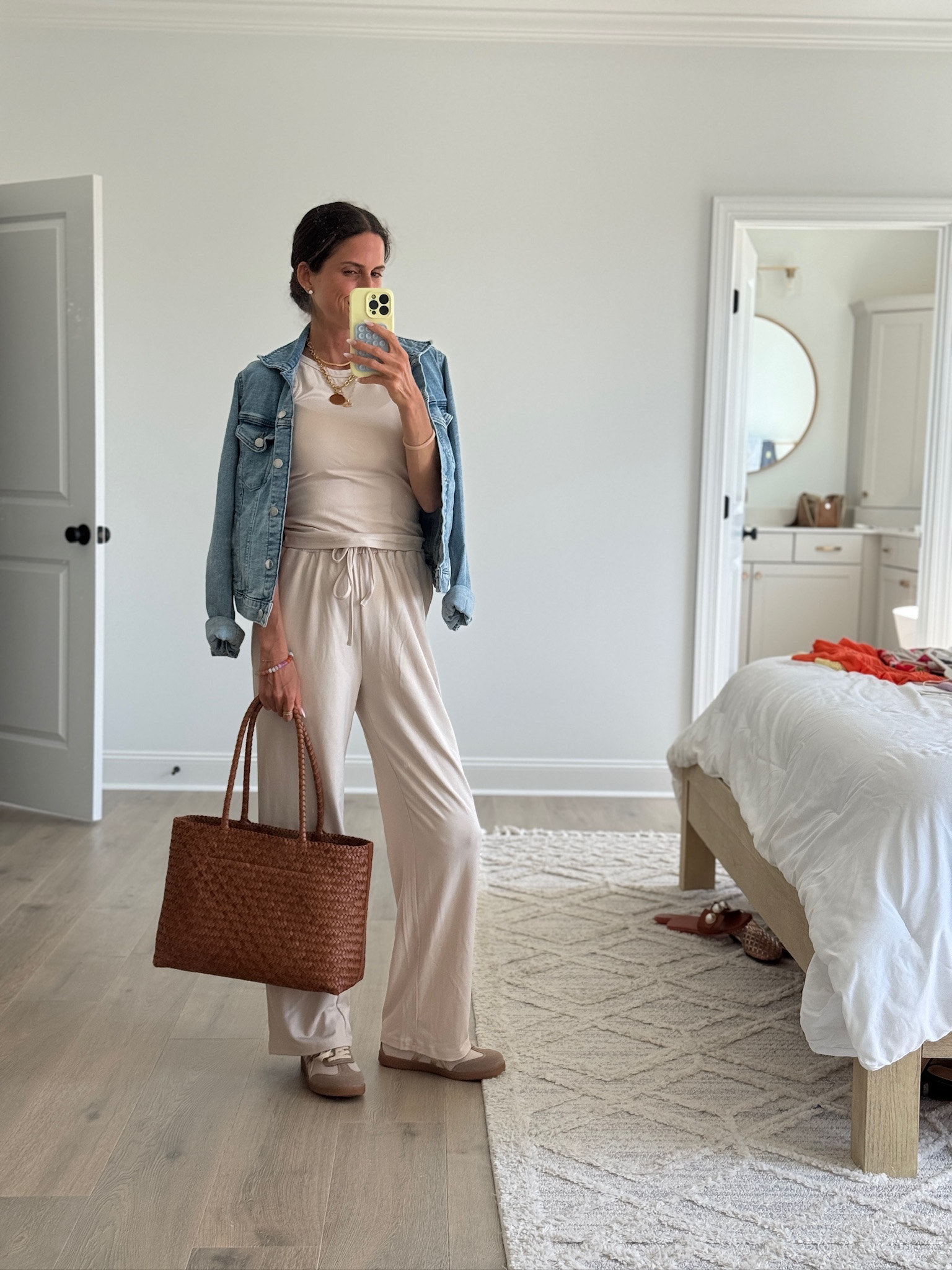 Easy neutral matching set for travel, lounging, and everyday casual outfits. Comfortable and still looks put together.

#LTKSeasonal #LTKmomlife #LTKootd