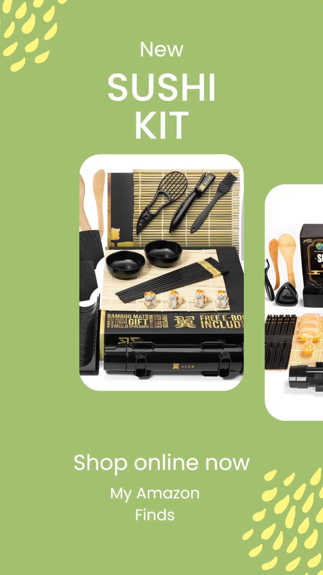 Get ready to roll and become a Sushi Master with this incredible maker kit!
Sushi Maker Essentials 
Sushi Masterr

#LTKFamily #LTKHome #LTKParties