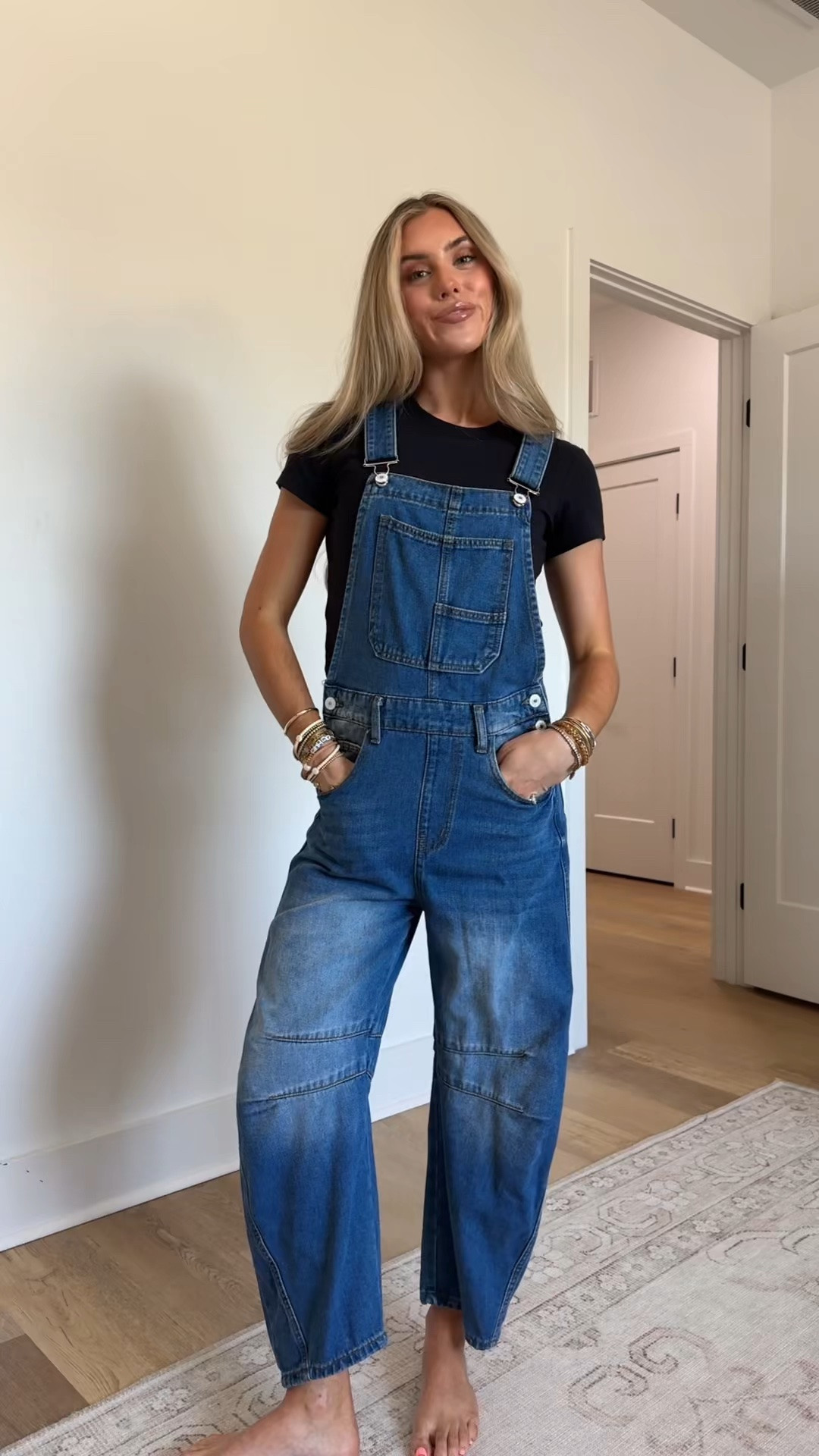 Amazon size xs PLNOTME Womens Denim Bib Overalls Barrel Leg Adjustable Strap Jean Pants Jumpsuits with Pockets

#LTKootd #LTKSaleAlert #LTKdayinmylife
