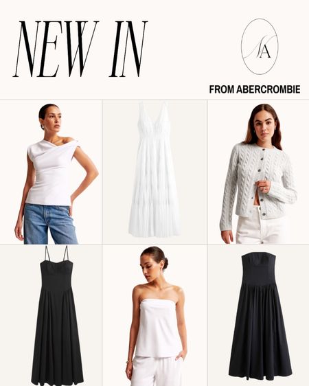 New in from Abercrombie 🖤🤍

#abercrombie #summerfinds #whitedress #blackdress 

#LTKStyleTip #LTKFindsUnder100