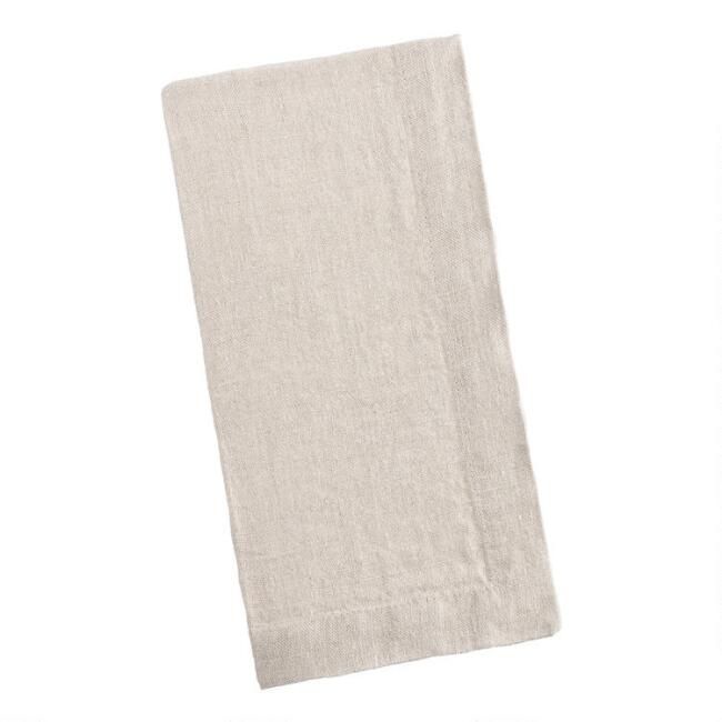 Washed 100% Linen Napkins Set of 4 | World Market