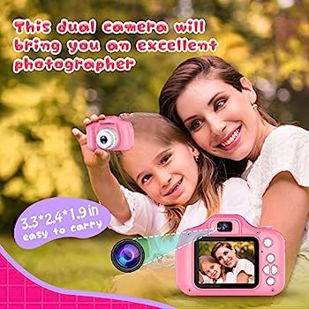Seckton Upgrade Kids Selfie Camera, Christmas Birthday Gifts for Girls Age 3-9, HD Digital Video ... | Amazon (US)