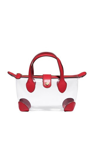 Stoney Clover Lane Clear Micro Pouchette in Red. | Revolve Clothing (Global)