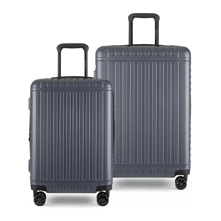 iFLY Smart Hardside Departure 2 Piece Set, 20" Carry-on and 24" Checked Luggage, Charcoal | Walmart (US)