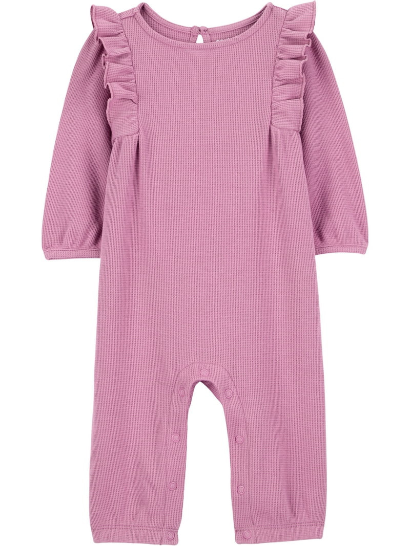 Carter's Child of Mine Baby and Toddler Girl Jumpsuit, Sizes 0/3-24 Months | Walmart (US)