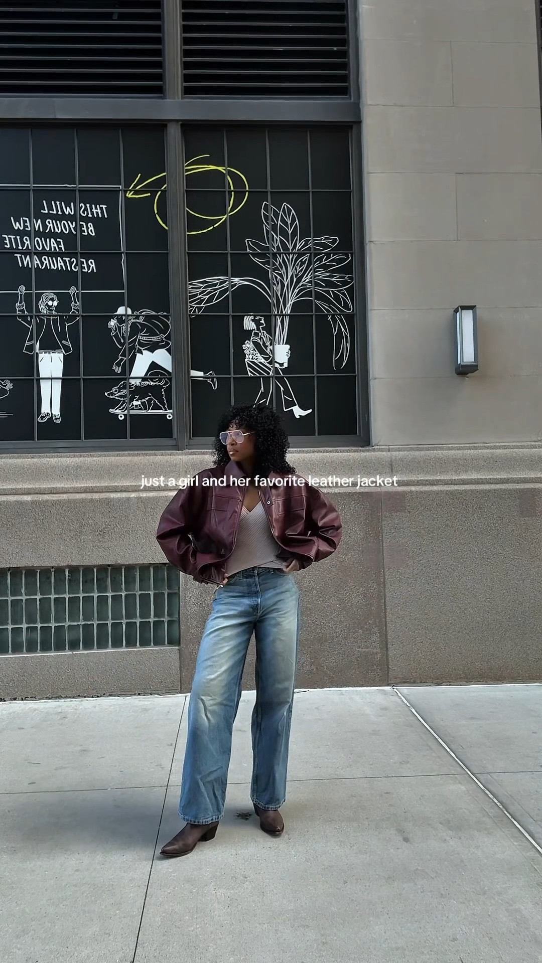Just a girl and her favorite leather jacket 🤎

Spring is trying to happen, but I’m still reaching for my go-to layers — especially on a nice sunny Saturday.

An easy, casual chic outfit with wide leg jeans and a leather jacket that works for everyday wear.

Linking similar pieces to recreate this look.





#LTKootd #LTKTall