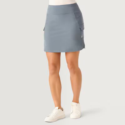 Free Country Women's Medium Multiple Colors/Finishes Polyester Blend Fitness Skort | Lowe's