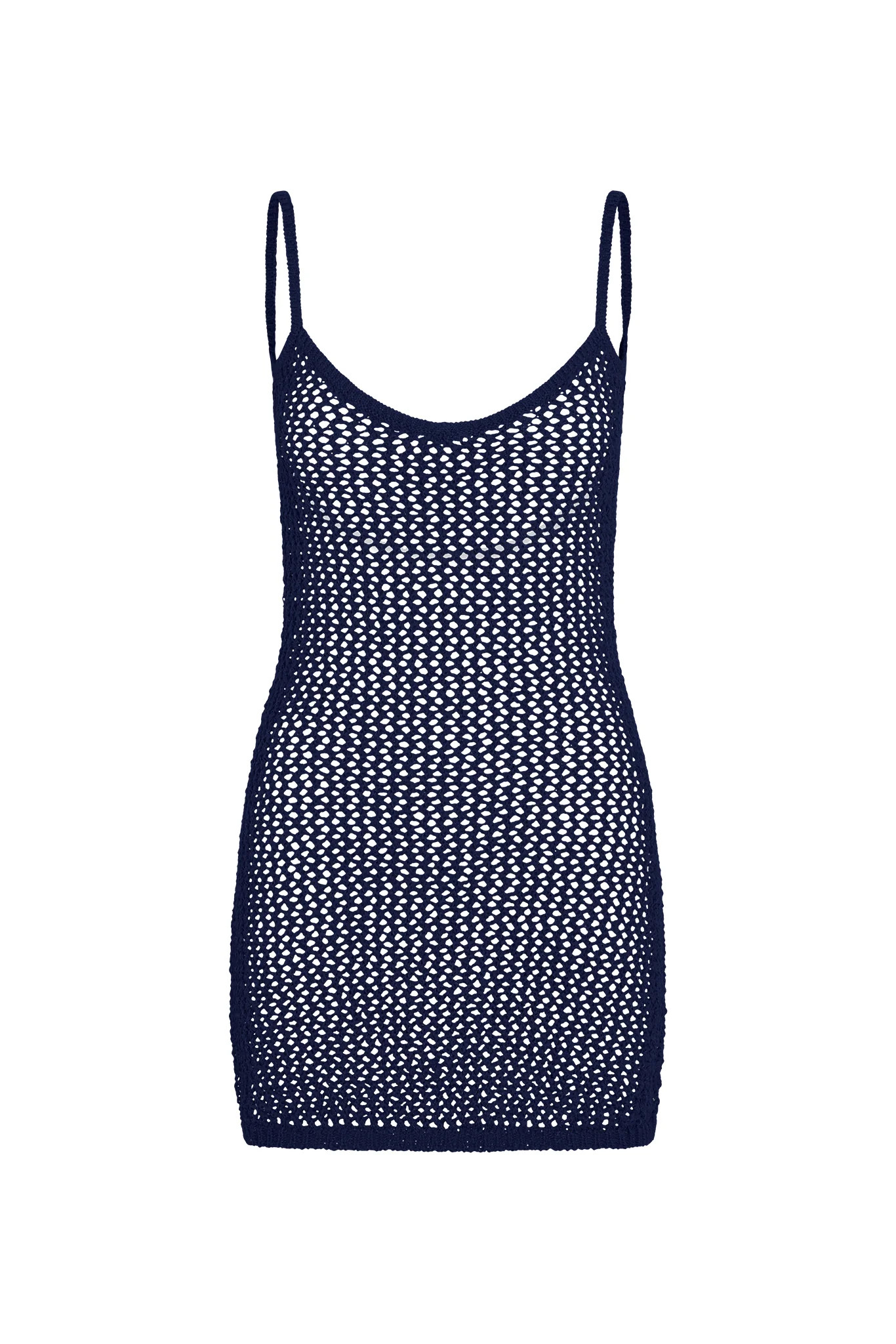 Zanzibar Mini Dress - Midnight Petit Crochet | Monday Swimwear