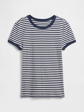 Modern Ribbed Crewneck T-Shirt | Gap Factory