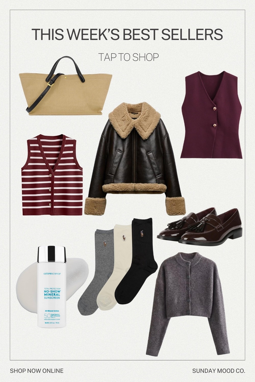 Weekly Best Sellers | Trending Amazon & LTK Fashion Finds

Weekly best sellers featuring Amazon summer fashion finds, trending accessories, and top-rated outfits you loved this week! Shop affordable pieces, neutral basics, and everyday staples perfect for summer styling.
✨ Tap to shop these best-selling looks before they’re gone!

Fall outfit, ootd, ootd inspo, jacket, leather jacket, sweater vest, loafers, cardigan, fall fashion, transitional style, fall transition, summer to fall, skin care, spf, tote bag, work bag, workwear, casual outfit, my outfit

#LTKStyleTip #LTKSeasonal #LTKWorkwear