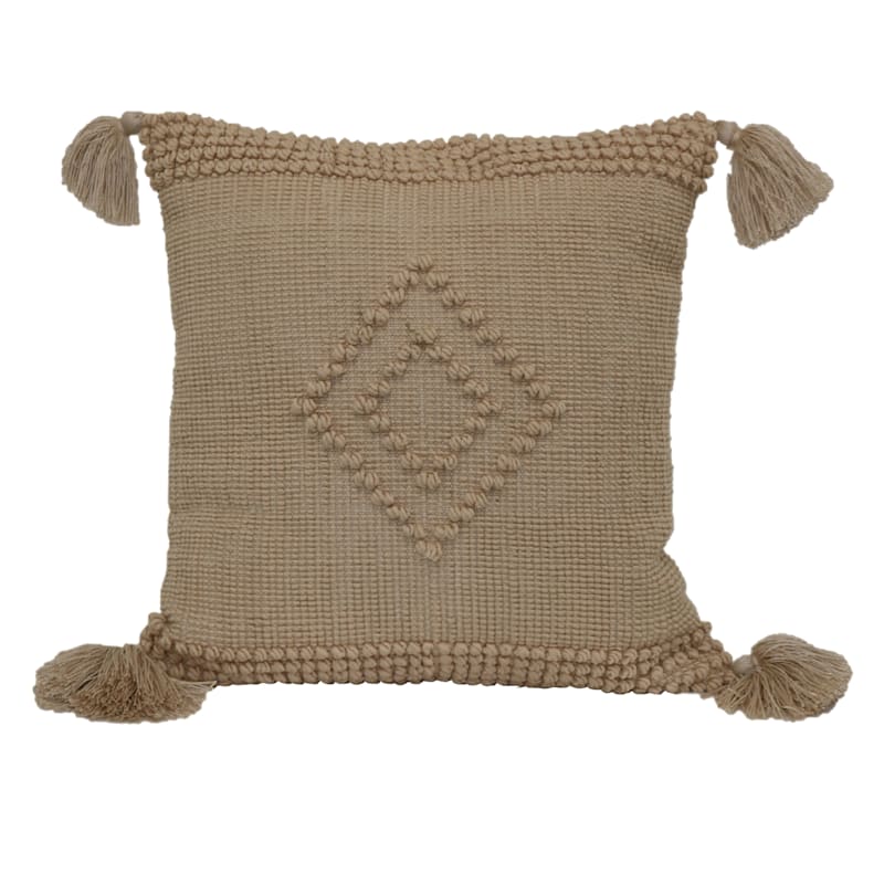 Havana Ivory Outdoor Throw Pillow, 18" | At Home