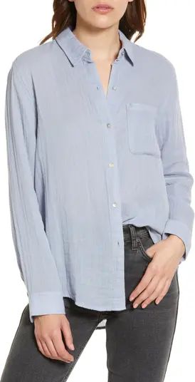 Ellis Organic Cotton Button-Up Shirt | Nordstrom