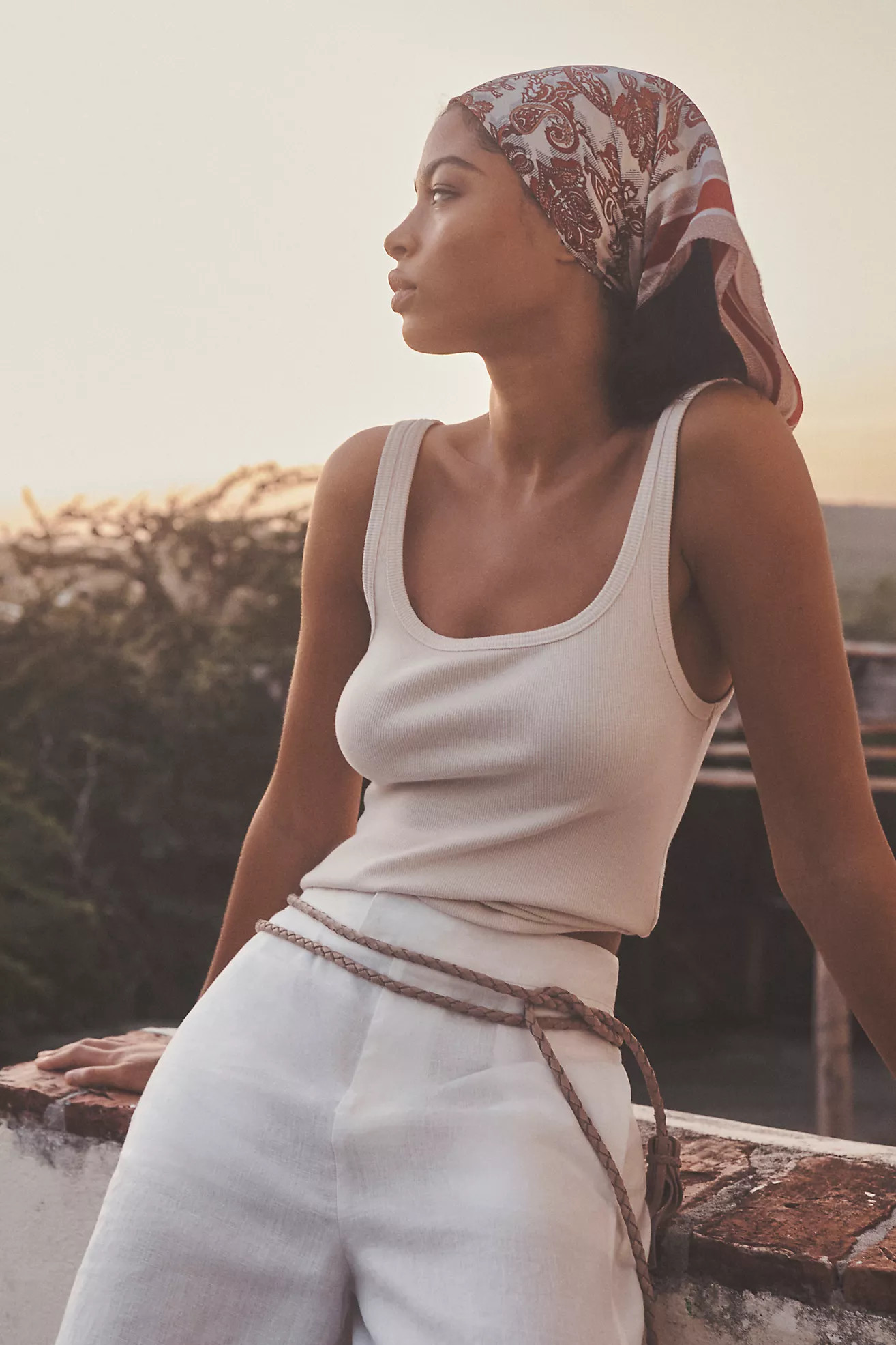 Pilcro Scoop-Neck Tank | Anthropologie (US)