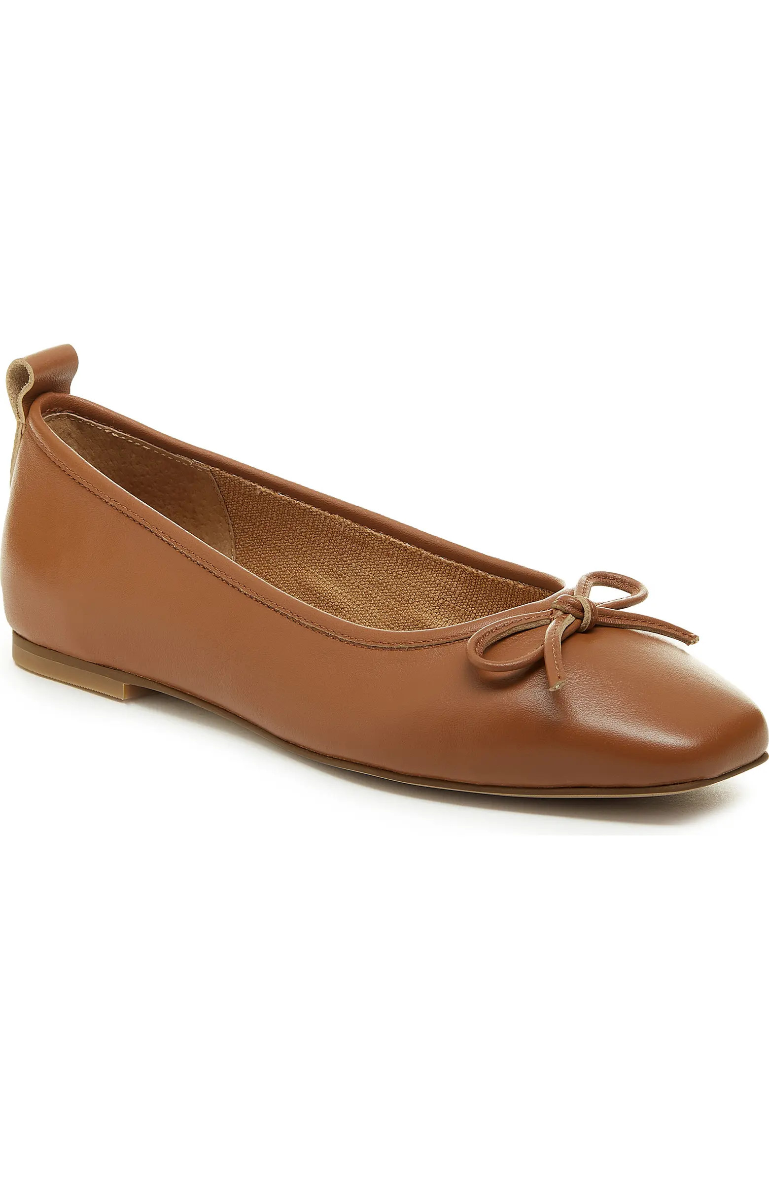 Frankie Square Toe Ballet Flat (Women) | Nordstrom