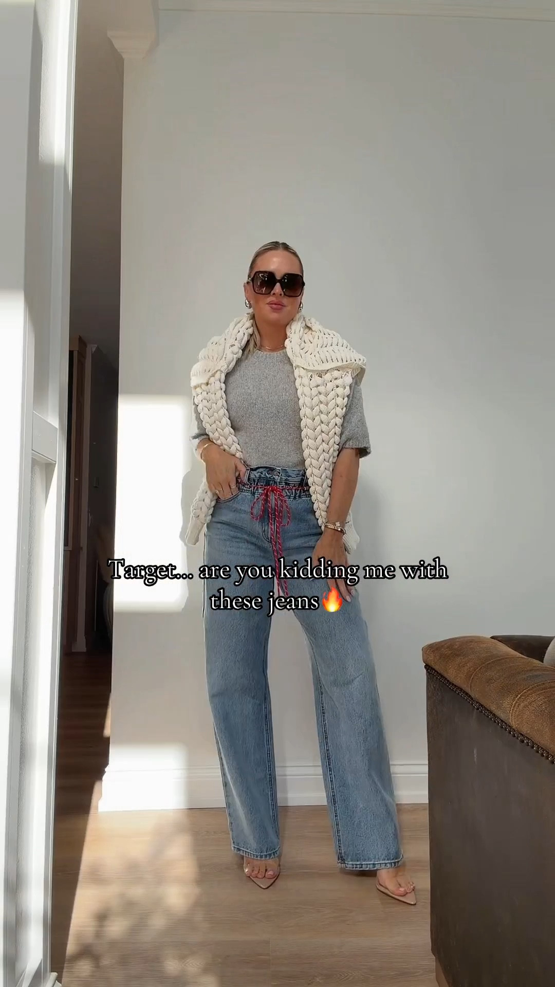 Obsessed with these Target jeans!🤍
Love the cinched elastic waist + wide leg
Whole outfit is Target 🙌
I’m in a 4 and could do a 2
➡️ If you’re in between sizes, size down



Target jeans, Target outfit, Amazon fashion, spring outfits, affordable fashion, wide leg jeans, casual OOTD.

#LTKSeasonal #LTKootd #LTKgrwm