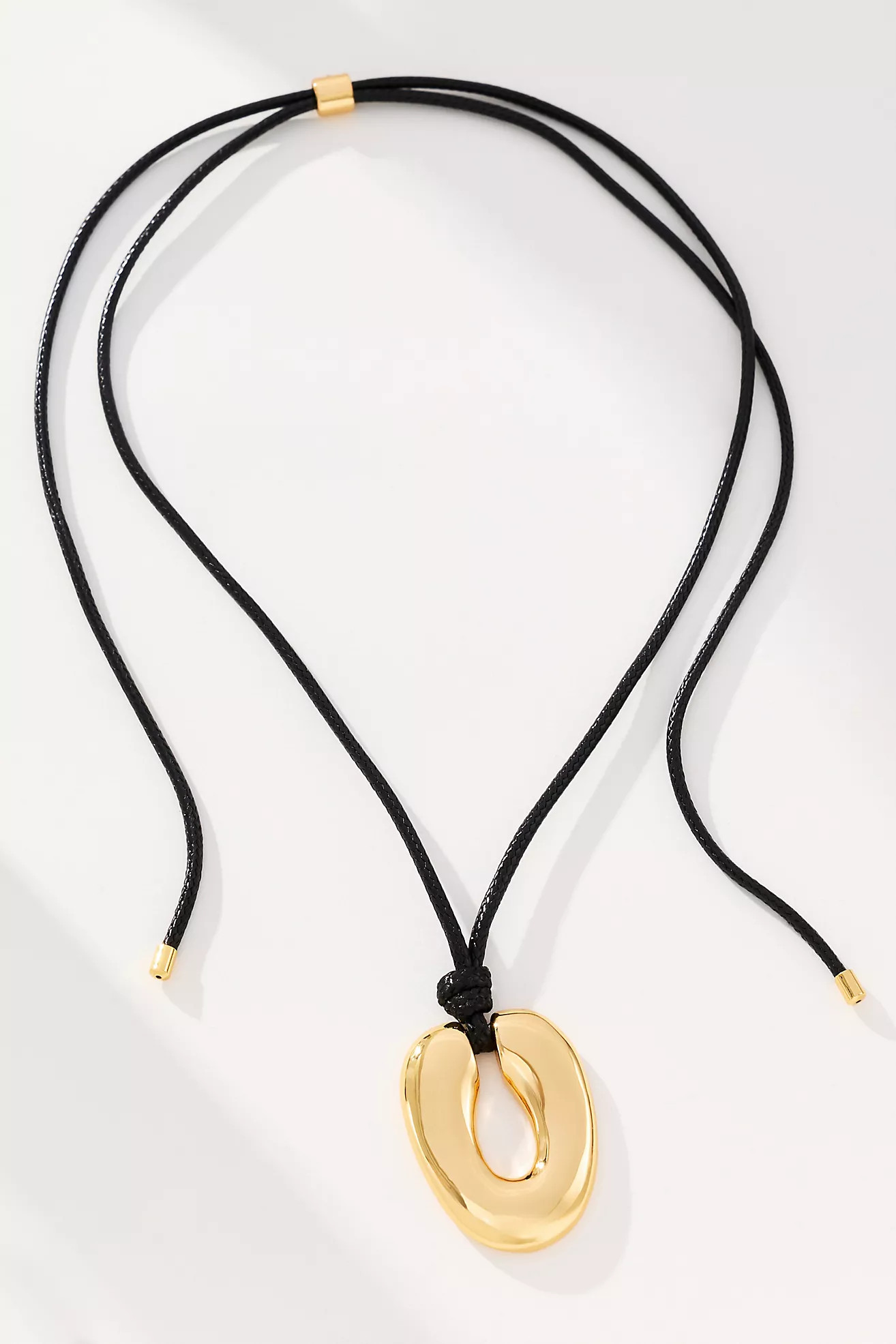 Open Ellipse Pendant Necklace | Anthropologie (US)