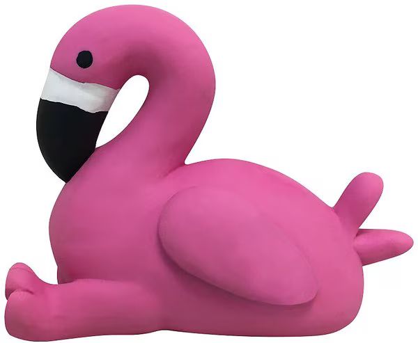 fouFIT Latex Flamingo Squeaky Dog Chew Toy | Chewy.com