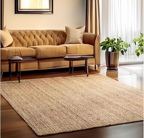 Natural Jute Area Rugs Braided Rug Bohmian Rug Jute Runner sisal Rug Natural Fiber Rug Large Area Rug (3x10) | Amazon (US)