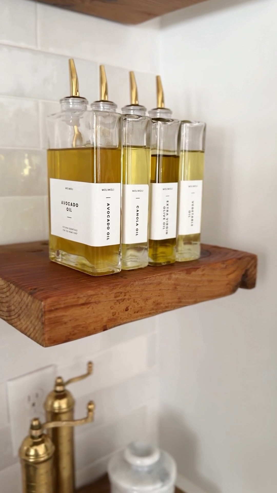 Immediate add to cart on these dispenser bottles. I used two sets for cooking oils but they’d also work great for syrups on a coffee bar. 

#LTKFindsUnder50 #LTKHome