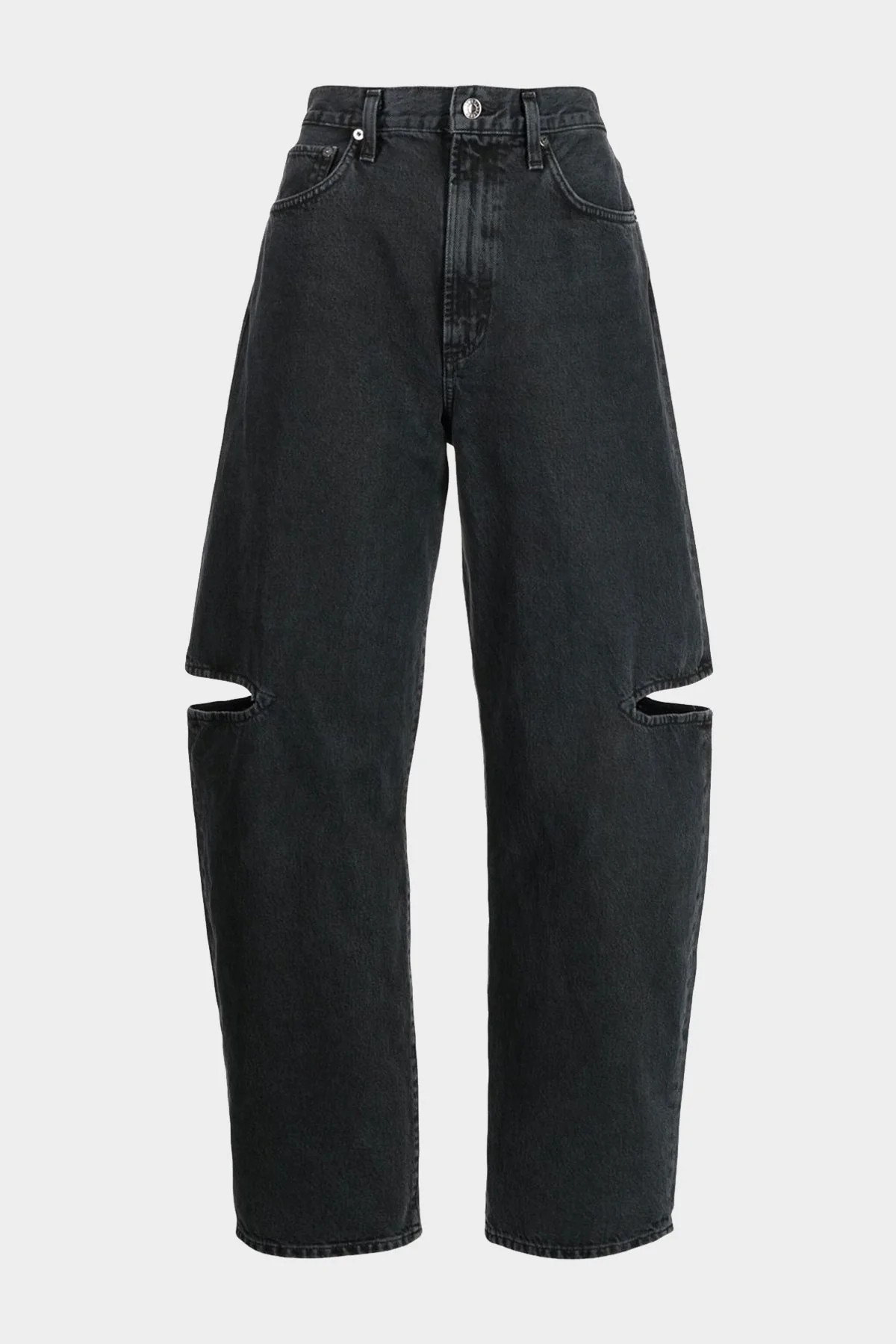 Sanna Slice Jean High Rise Curve Taper in Percolate - 27 | Shop Olivia