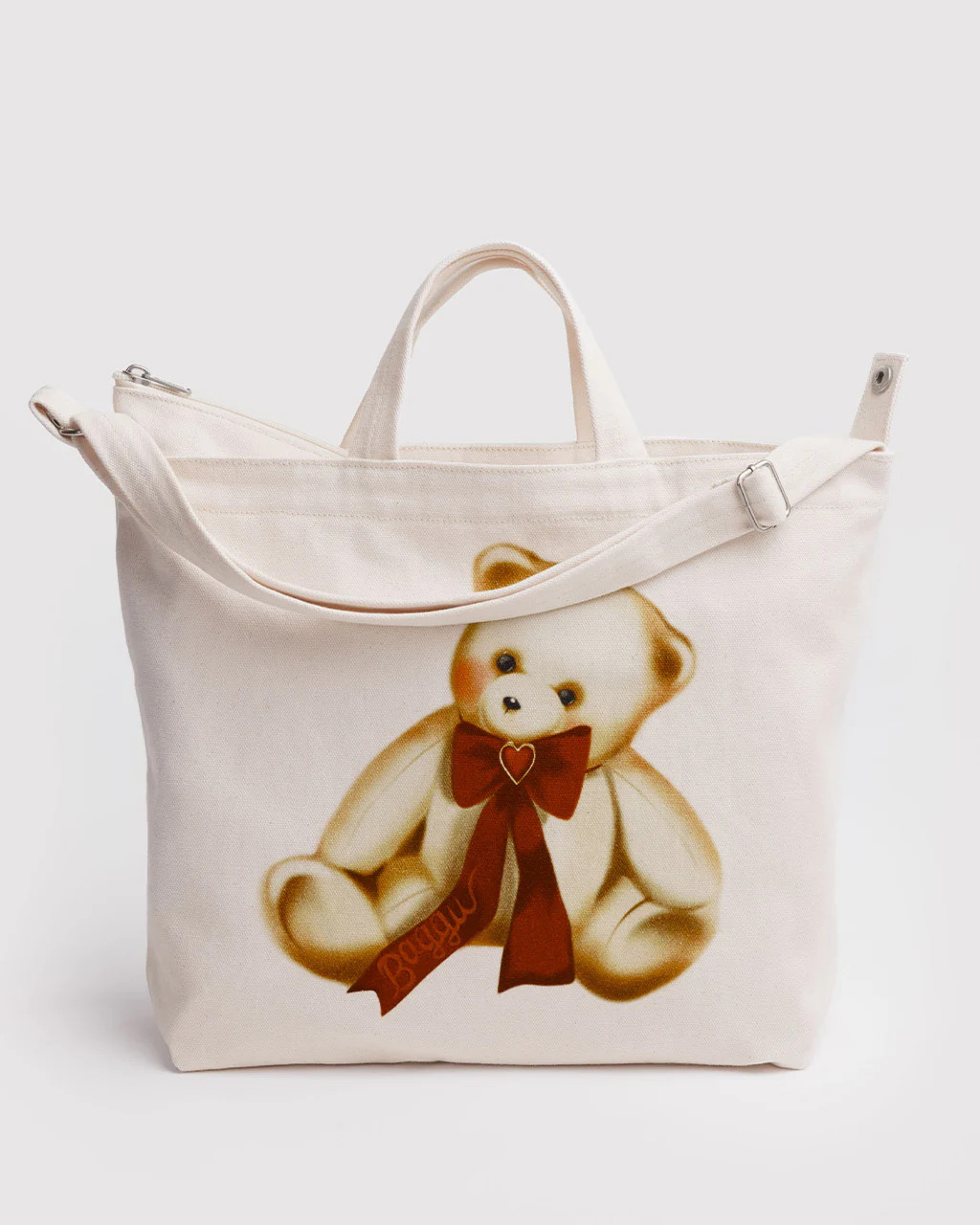 Horizontal Zip Duck Bag - Teddy Bear | ban.do