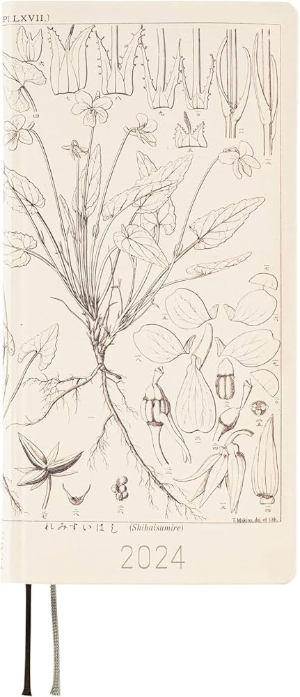 Hobonichi Techo Weeks [English/Tall and Slim Size/January 2024 Start] Tomitaro Makino: Shihai Sum... | Amazon (US)