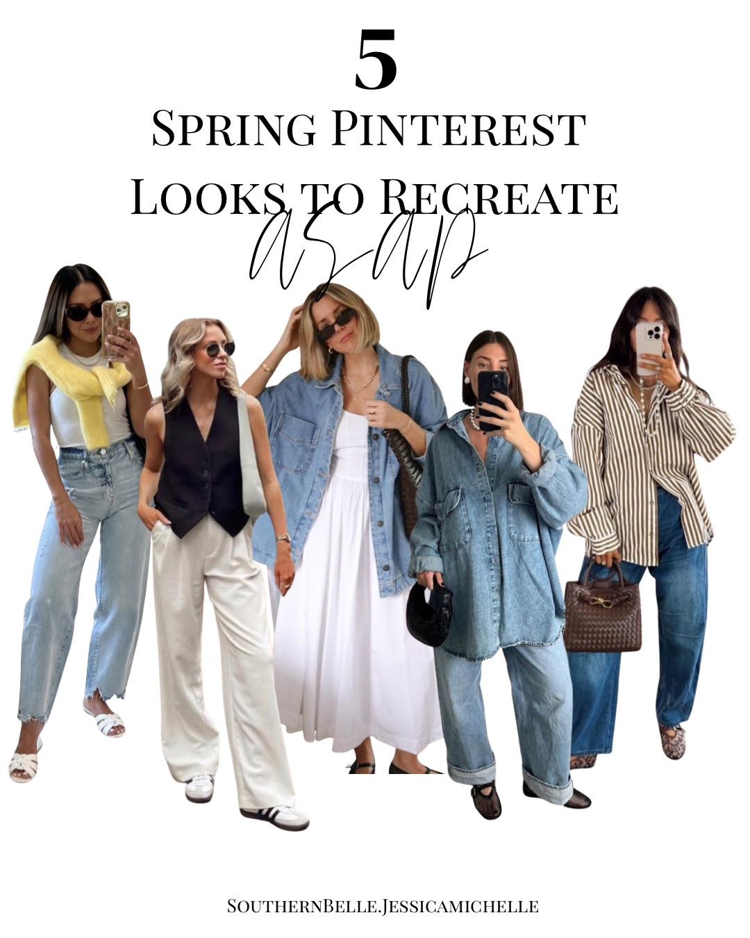 5 Spring Pinterest looks to re-create ASAP!🌼