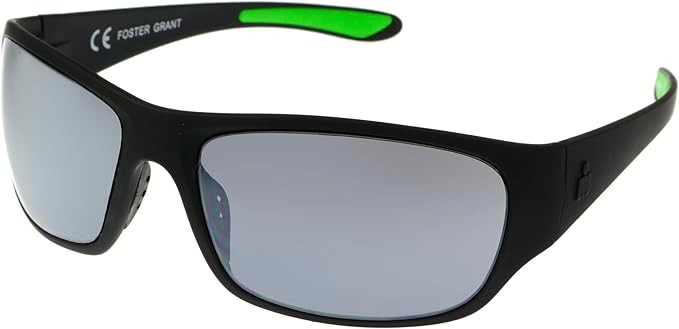 IRONMAN Men's Flex Sunglasses Wrap, Matte Black Rubberized, 62 mm | Amazon (US)